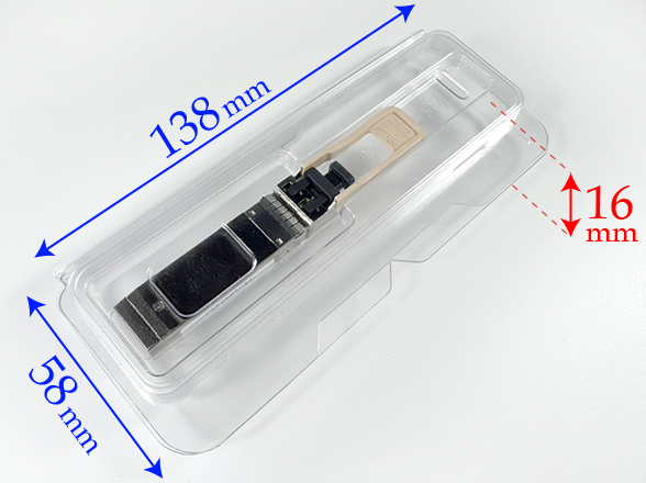 sfp28 xbr plastic box packaging mpkxbr1